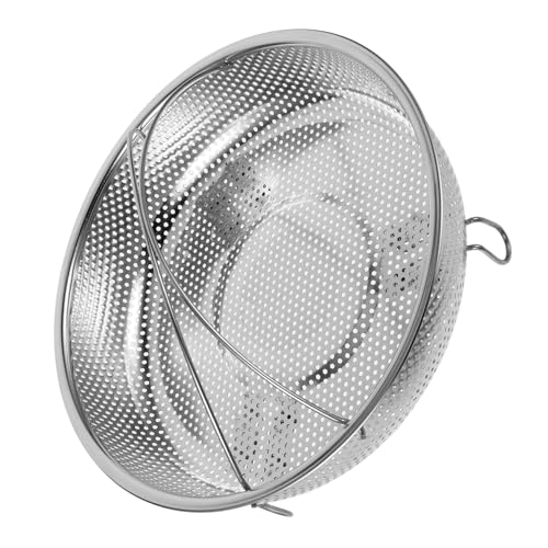 BESTYASH Cesta de Vapor Ajustable de Inoxidable con Mango Ergonomico Estante de Vapor Desmontable para Cocción Saludable Casa y Restaurantes