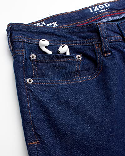 IZOD Men's Straight Leg Jeans - Comfortable Stretch Casual Pull On Denim Jeans for Men - Lightweight Men's Fashion Pants4