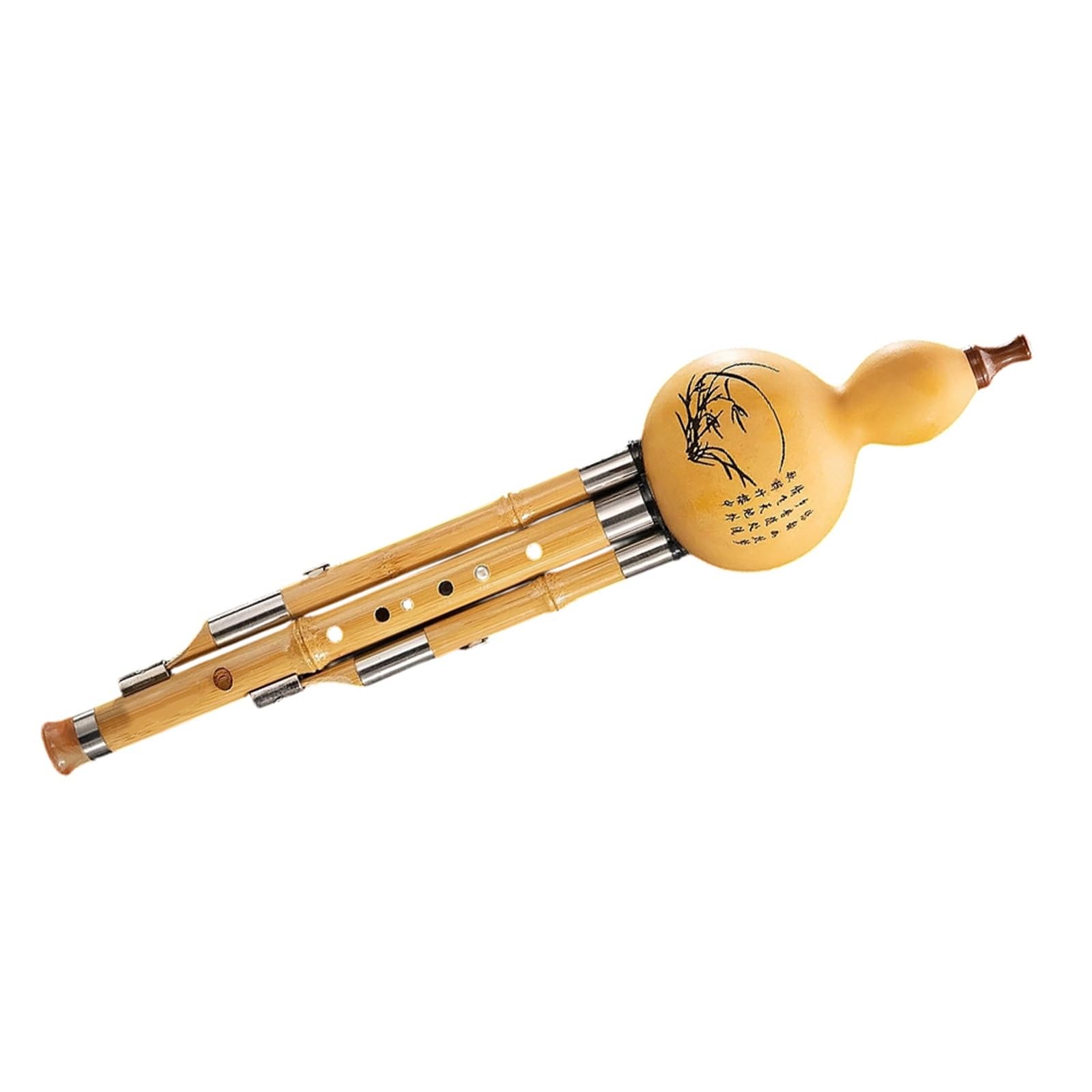 Hulusi En Tecla Plana C O B Adecuado Para Principiantes Y Adultos Que Tocan Instrumentos De Viento De Madera(C Key)
