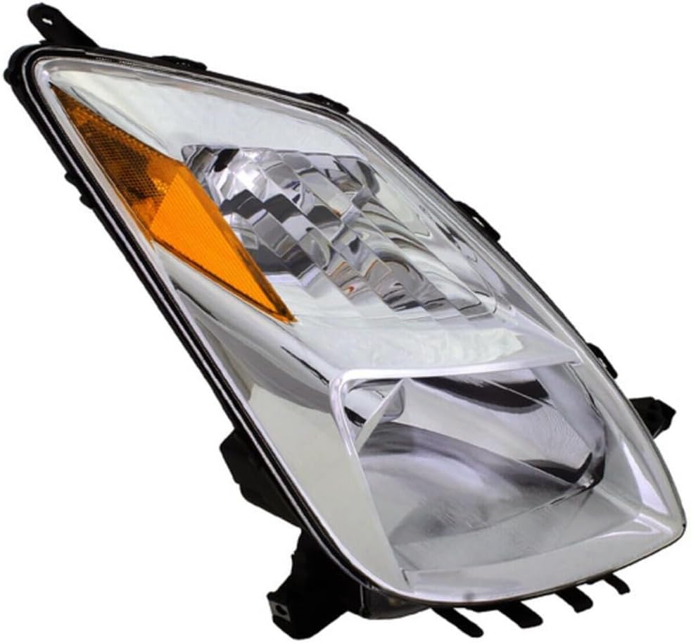 EPIC LIGHTING Halogen Replacement Spec Headlights Chrome Compatible with TOYOTA 04-06 PRIUS [ TO2502159 TO2503159 8117047070 8113047070 ] Pair