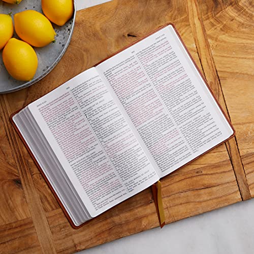 Kjv, Thinline Bible, Large Print, Vintage Series, Leathersoft, Burgundy, Red Letter, Comfort Print:
