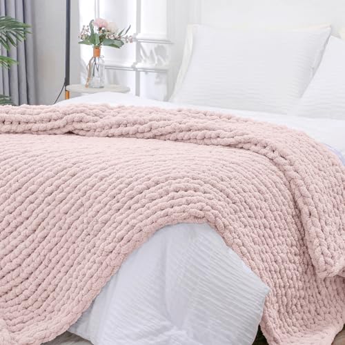 Chunky Knit Throw Blanket