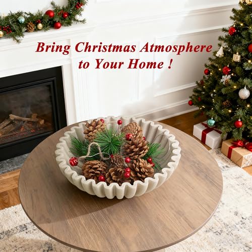 image for YMXYJM Large Decorative Bowl, Modern Handicraft Bowls for Home Decor, 