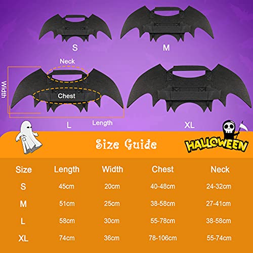 RANYPET Bat Costume for Dog, Halloween Dog Costume for Large Dogs, L — photo 3