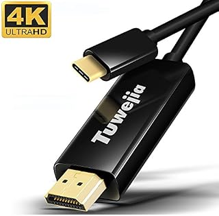 USB C to HDMI Cable 6ft, Tuwejia USB 3.1 Type C