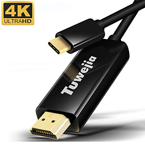 USB C to HDMI Cable 6ft, Tuwejia USB 3.1 Type C
