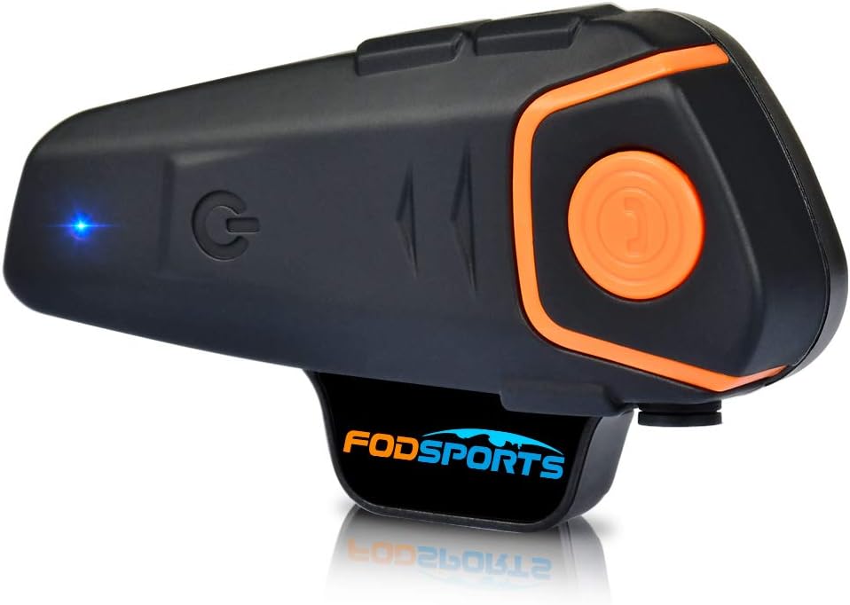 Motorcycle Intercom BT-S2 Motorbike Bluetooth Headset Motorcycle Communication System,Support 3 People Connection, Suit for Riding/Skiing