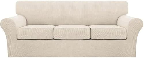 Turquoize 4 Piece Couch Cover Sofa Covers for 3 Cushion