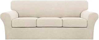 Turquoize 4 Piece Couch Cover Sofa Covers for 3 Cushion Couch Sofa Slipc...