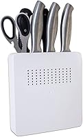 Vista 1 de Vpang - Estante de almacenamiento de plástico para cuchillos de cocina, 4 ranuras