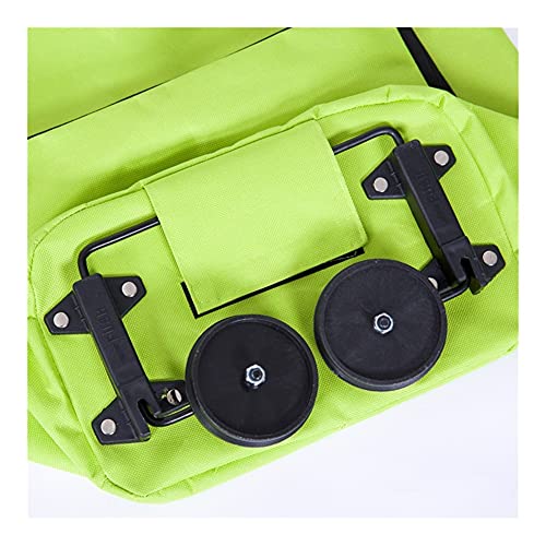 Carrello della spesa pieghevole ecologico - Carrello della spesa compatto portatile per verdure e alimenti - Leggero e facile da usare