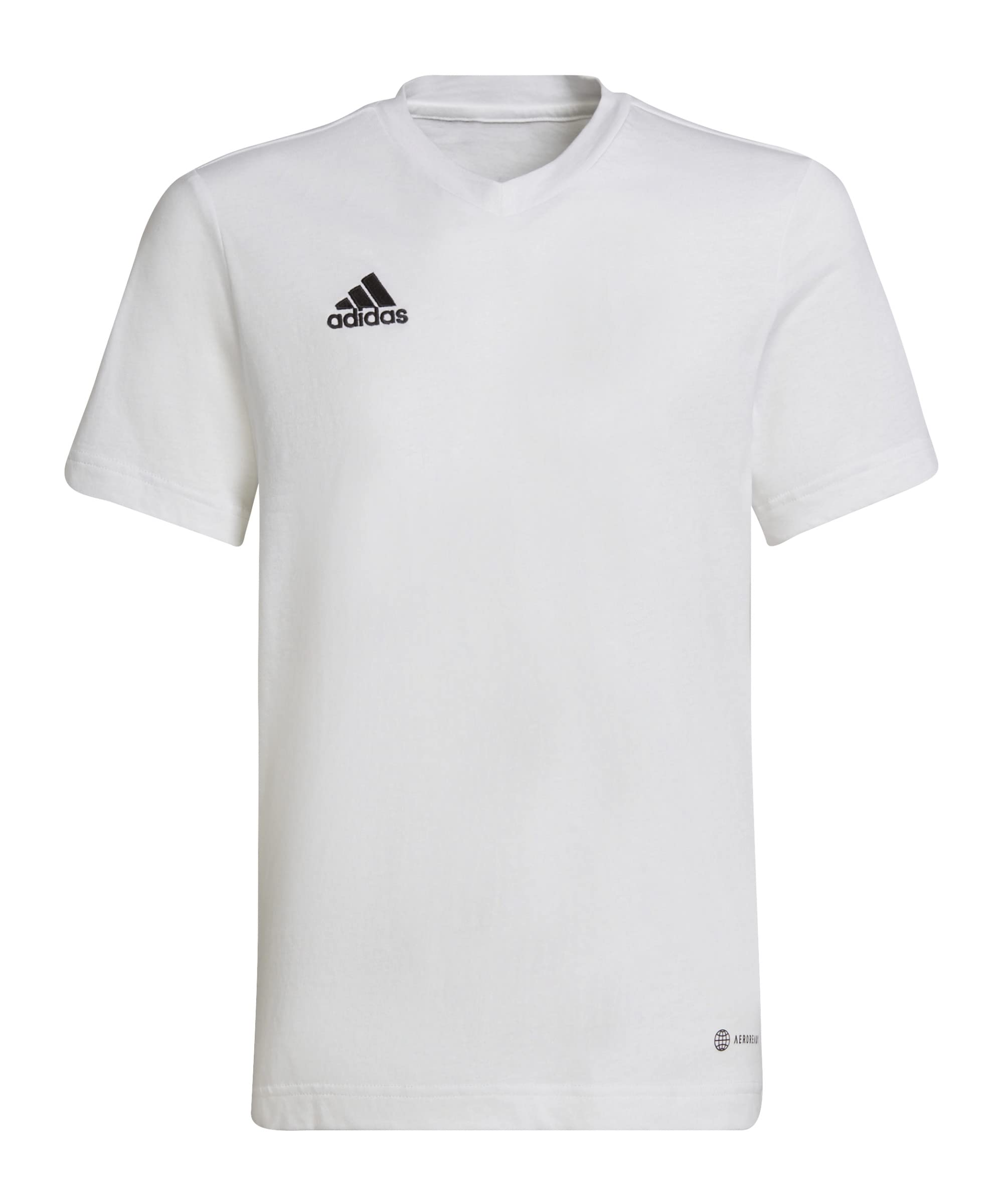 adidas Unisex Kids Entrada 22 Tee, White, 9-10 Years