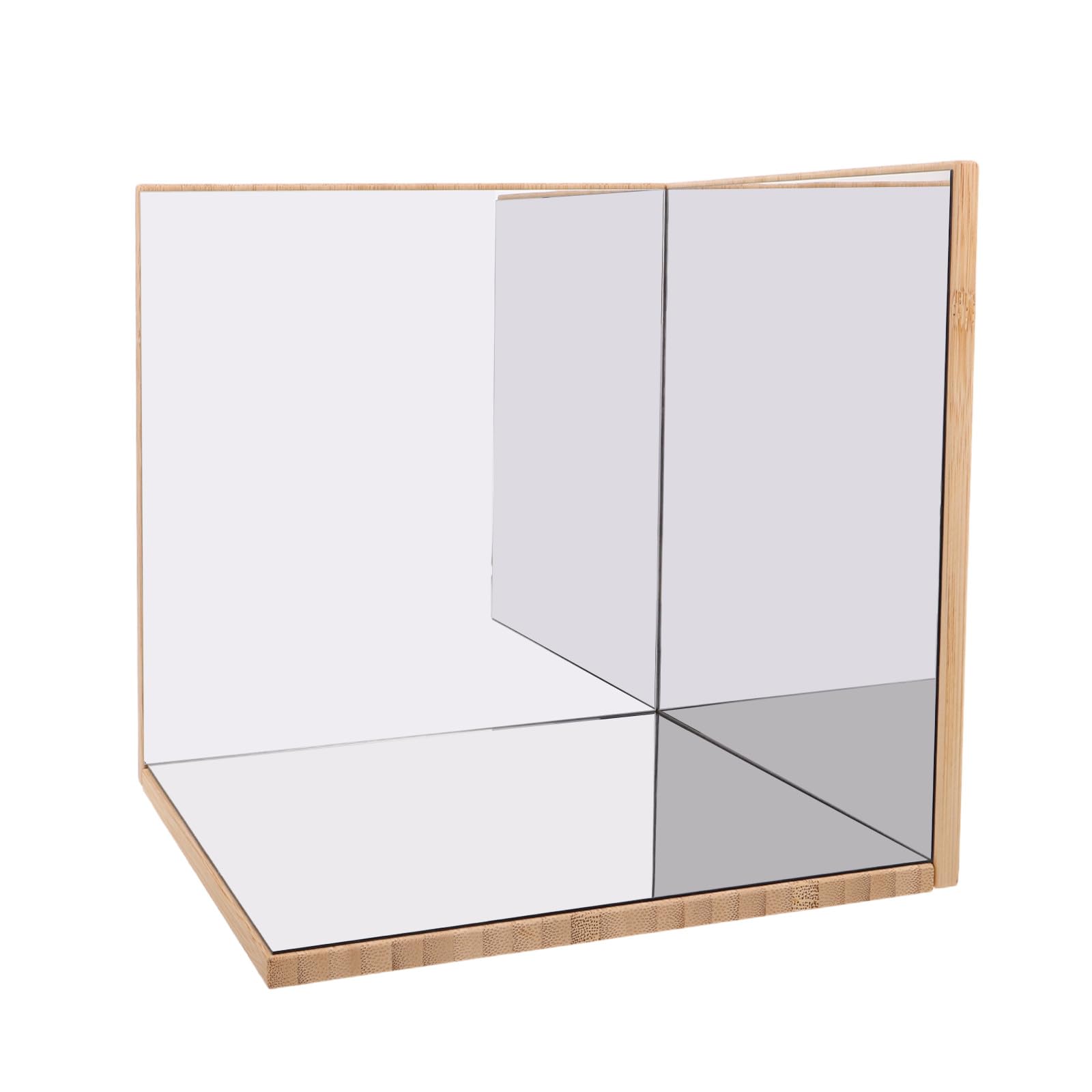 GARVALON Kinder Montessori Entdeckerspielzeug Eckspiegel aus Glas Sensorischer Lernspiegel für Vorschule Robuster Montessori Spiegel für Kindergarten und Grundschule