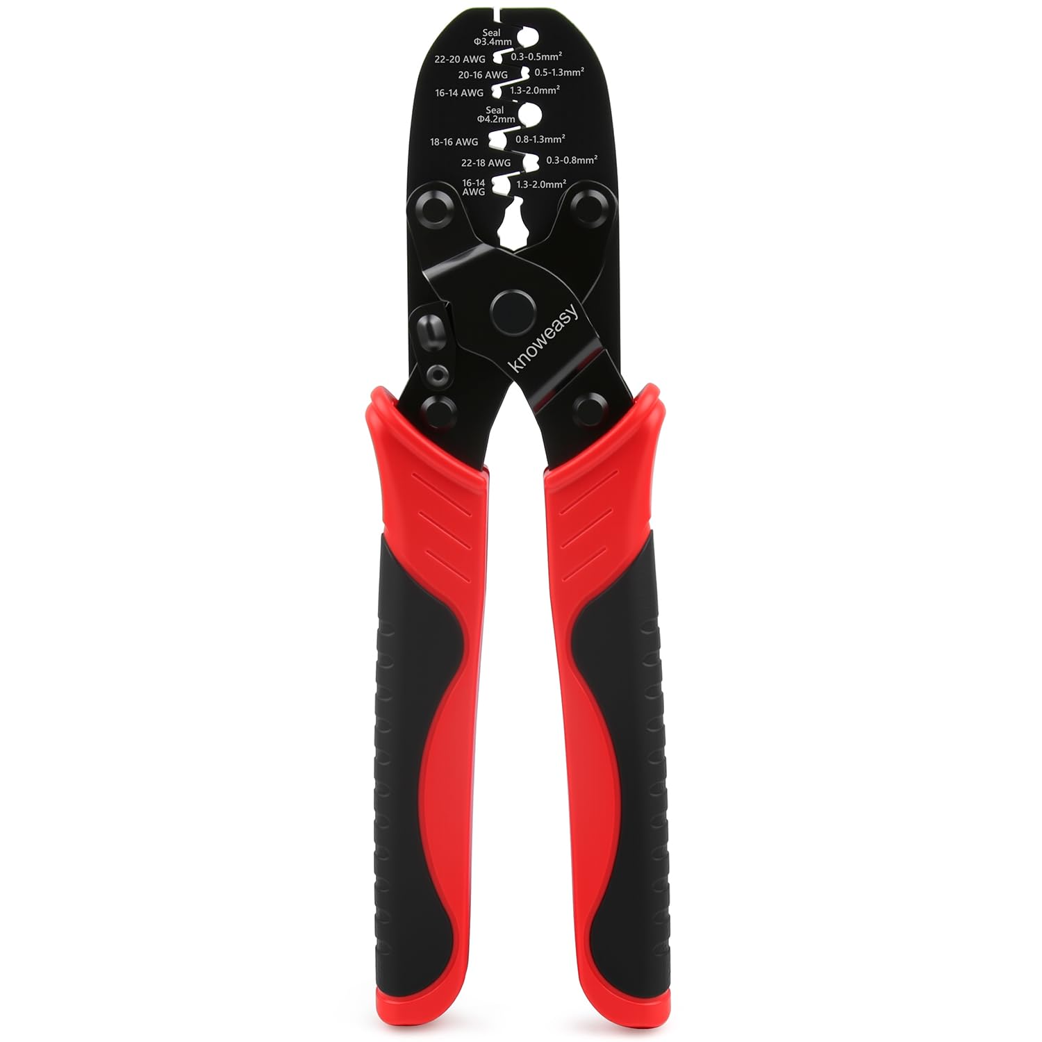 Knoweasy 1424C Micro Open Barrel Crimper, 22-14 AWG