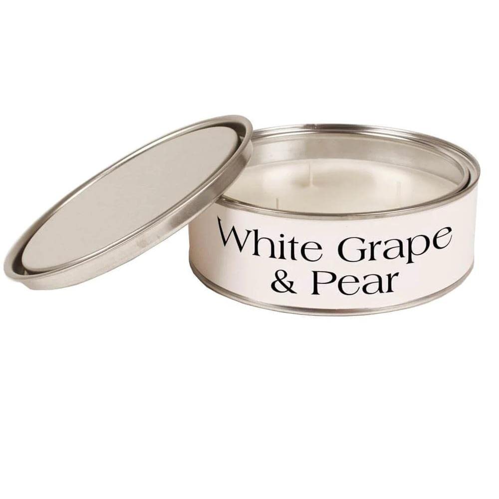 Pintail Candles White Grape and Pear Large Scented Candle Tin