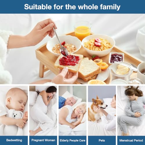 Image of Safe and Sound Mattress Protector, Premium 100% Waterproof Mattress Cover, Noiseless Breathable Soft, Fitted Deep Pocket 8-21'' Bed Cover Twin 2PACK