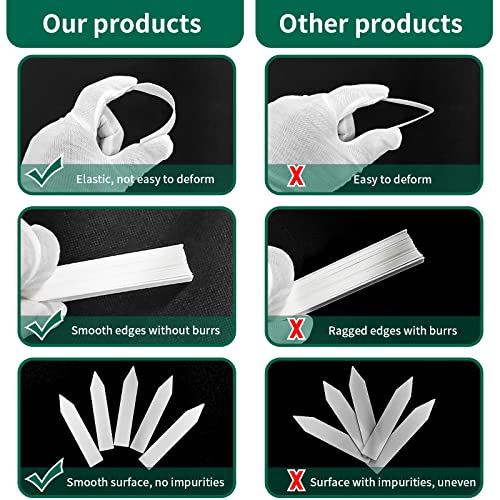 Amorning SZ-BC210YB 100Pcs 4 Inch Plant Labels,Plastic Waterproof Nursery Stake Tags thumb #3