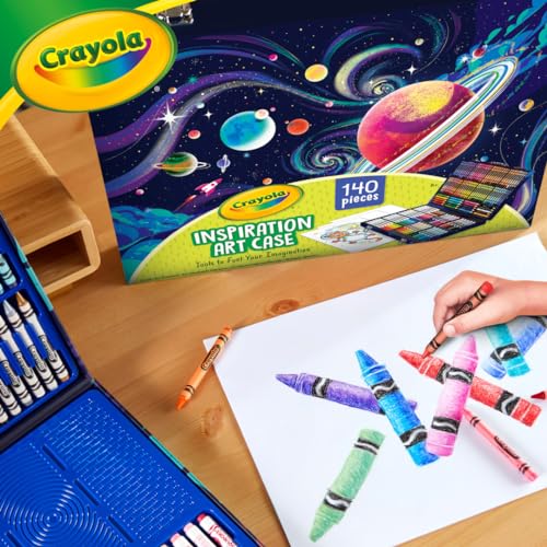 Crayola 04-2532 Inspiration Art Case Coloring Set - Space (140Ct), Art Kit For Kids thumb #1