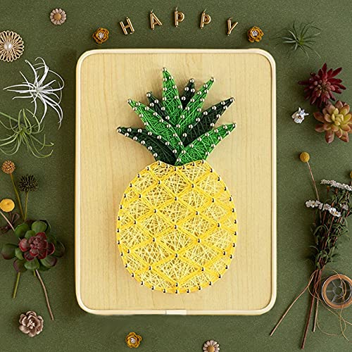 Image of BAZIMA ALICE DIY String Art Kit for Beginner, DIY Pineapple Craft Kit,Unique Gift,Craft Kit for Holidays