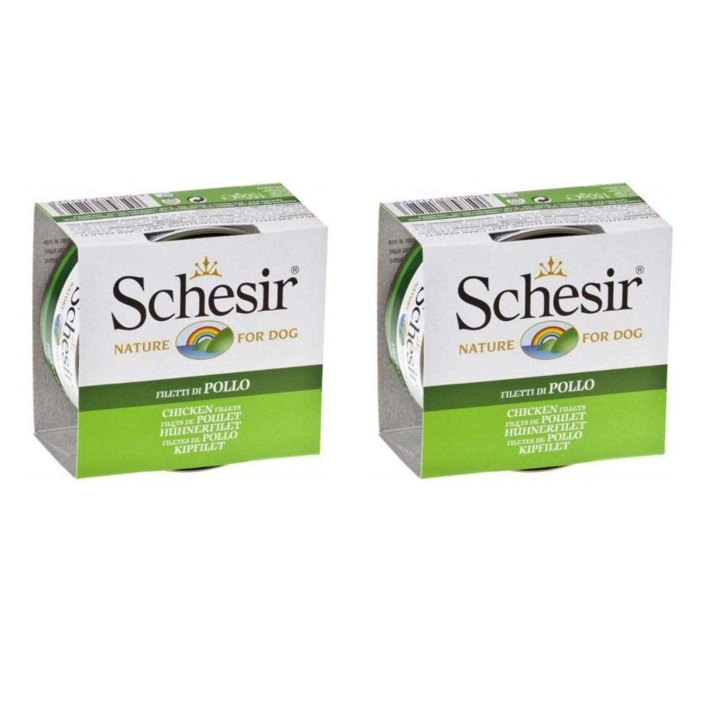 Schesir Wet Dog Food - Chicken Fillets - 150g - Can (Pack of 2 (150gx2)) (B0BR9N8R9Z) Amazon Price History, Amazon Price Tracker