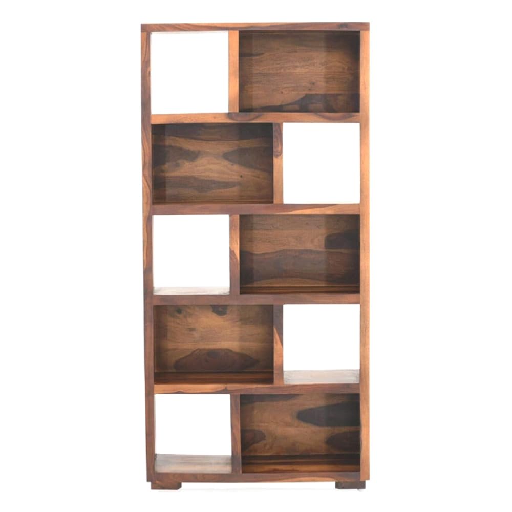 Royaloak Chola Wooden Bookshelf | Ample Storage | Durable and Long Lasting | Modern Design | Sheesham Wood Book Shelf | Shelf with High Bearing Capacity | Bookshelf for Books | Solid Wood Book Shelf-image-15