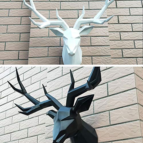 Hertenkop Wanddecoratie Wandhangende Hertenkop Geometrische Herten Hoofd Muur Opknoping Creatief Hertenkop Decoratie… - Afbeelding 4