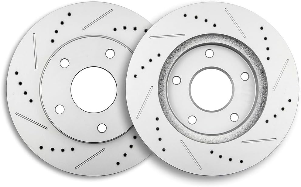 ECCPP 55047 2pcs Front Vented Disc Brake Rotors Fit For Chevrolet For Blazer 1998-2005,For Chevrolet For S10 1998-2004,For GMC For Jimmy 1998-2005,For GMC For Sonoma 1998-2004