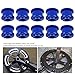 Pwshymi 10Pcs Single Chainring Bolts CNC Bicycle Crankset Chain Ring Bolts MTB Bicycle Chainring Bolts Blue Aluminum Chainring Bolts Box One Chain Ring Bolts Bicicletas y piezas