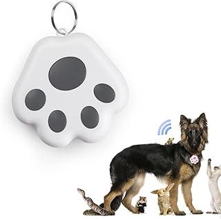 Bluetooth Tracker Key Finder Paw GPS Tracker Wireless Two Way Locator Devices Selfie Accessories Anti-Lost Alarm Wallet Key Luggage Child Pet Finder Mini Smart Tracker (Gray, PAW)