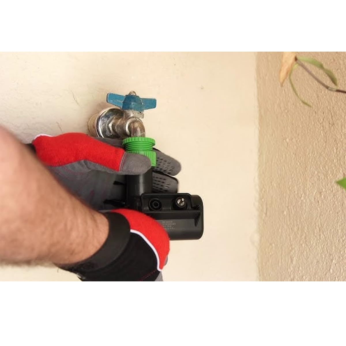 GNCGarden Programmatore di irrigazione Rain Amico +2. Programmatore di rubinetto + elettrovalvola | Programmatore a batterie intelligente con regolazione del tempo e versatilità per giardini
