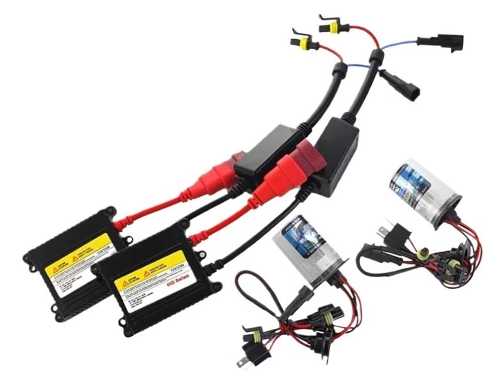 HID Xenón Balasto Kit De Balasto De Bombilla De Faro De Xenón HID De 55W H7 para Coche 65W 12V H1 H3 H11 H7 4300k 6000k para A4 para A6 para Accent Xenón HID Lastre(35W Kits,6000K_H1)
