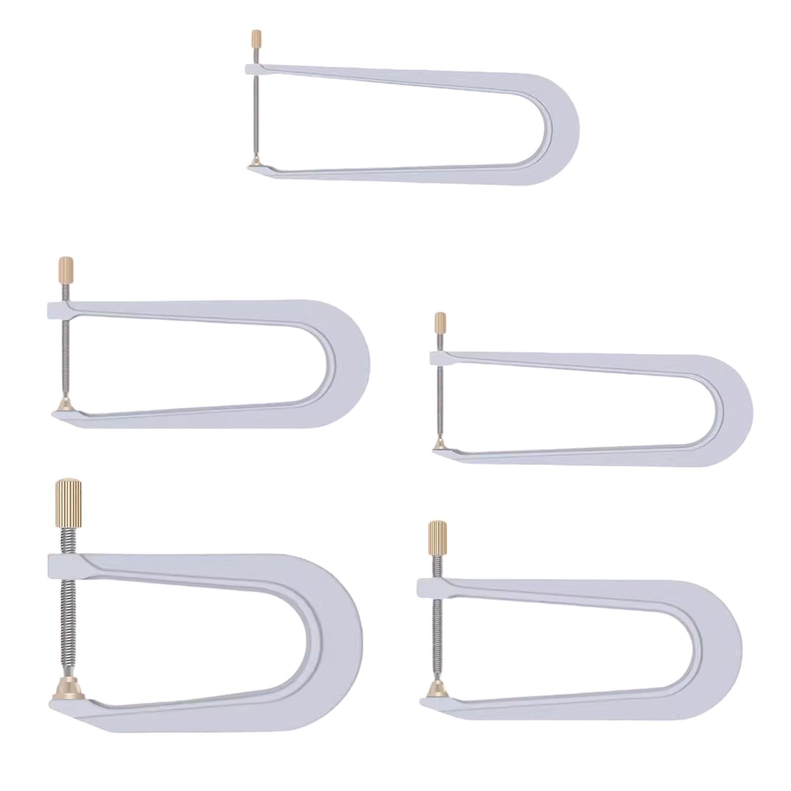 Pince en alliage d'aluminium de lutherie pour contreventement de violon et guitare