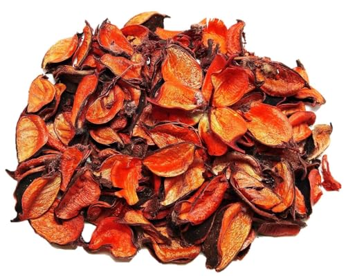 Image of Decorative Vanilla Scented Dried Flowers Home Fragrance Sachet of Petal Potpourri Bags (Orange, 130gm)