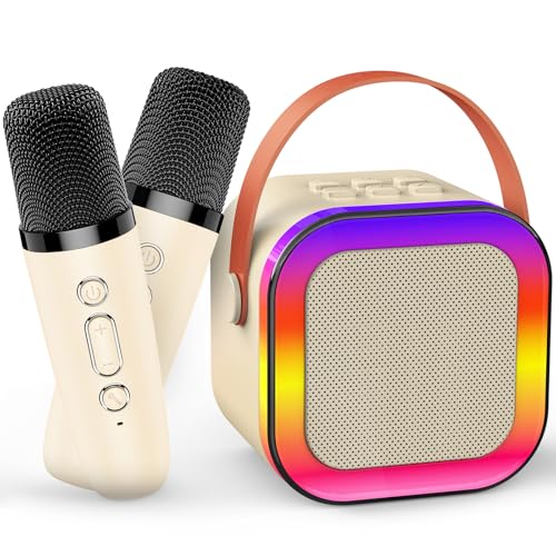 Image of Gralal Kids Toys Age 3-15, Karaoke Machine 2 Microphones for Kids Girls Boys Toys Age 3 4 5 6 7 8 9 10 11 Year Old Boy Gifts for 3-12 Year Old Girls Teenage Boy Gifts Girls Birthday Presents