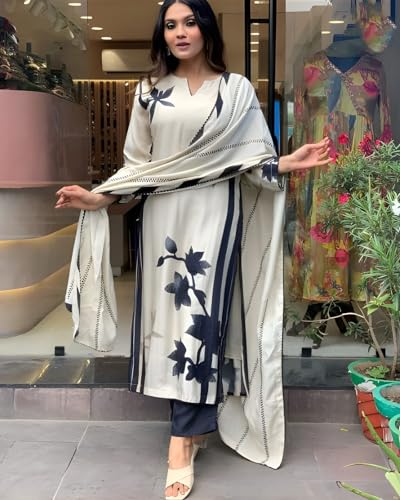 women anarkali dress alia cut kurti salwar suit pant and dupatta 3pc set for women kurti dress