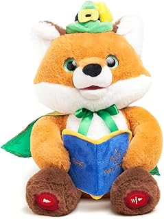 Sir Frederick The Storyteller Plush Fox with Interactive Start/Pause Control