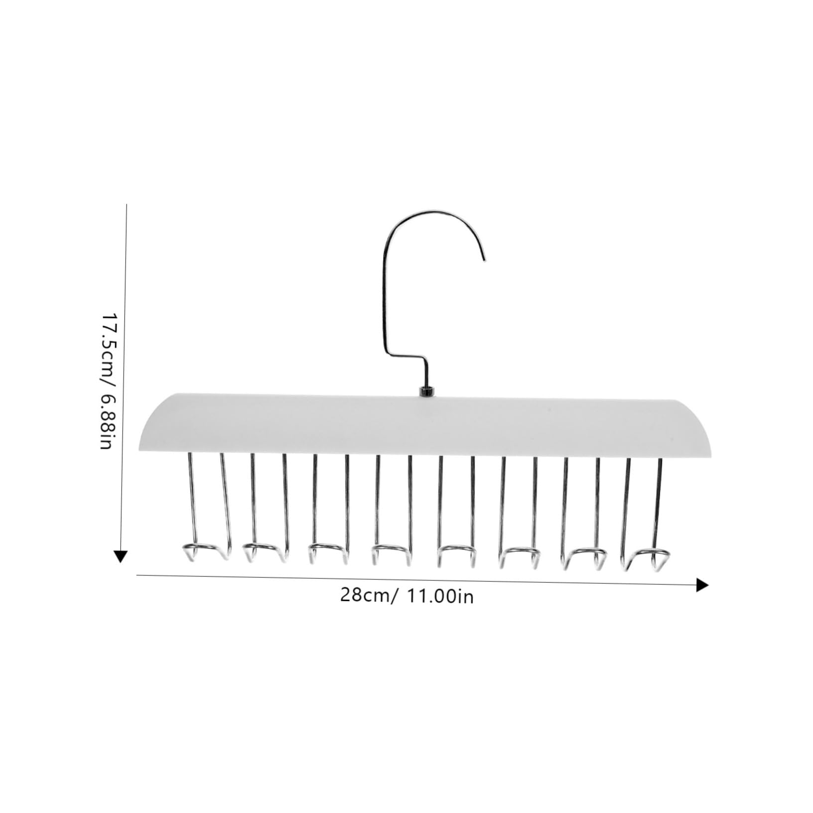 Levemolo 2pcs Stainless Steel Clothing Hangers White Underpants Storage Shelf Closet Organizers Pp Underwear Hanging Rack