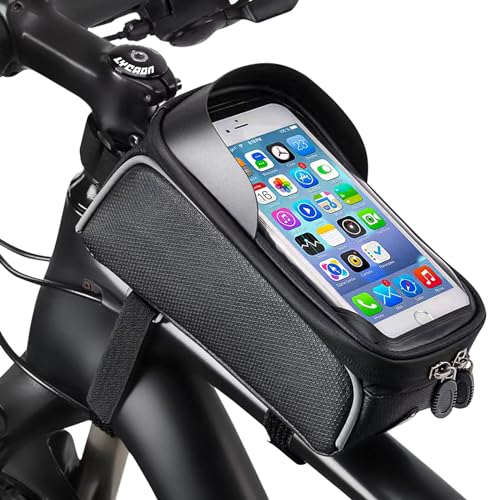 LYCAON Bolsa Móvil para Bicicleta Impermeable con Pantalla Táctil Sensible de hasta 6,7 Pulgadas,...