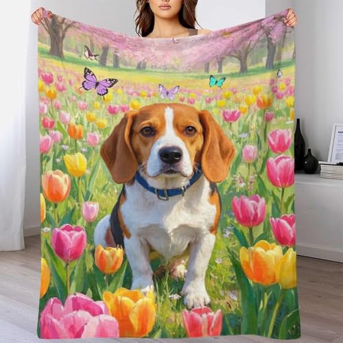 Plaid Beagle chaud pour vos soirées cocooning et nuits de camping - 6