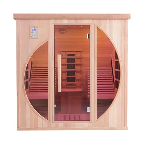 2 Person Far Infrared Red Cedar Wooden Indoor Sauna Room
