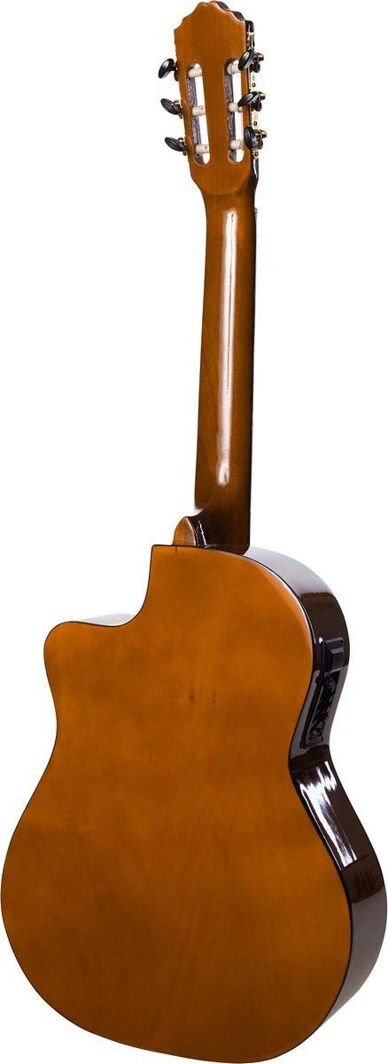 Elettro chitarra classica elettrificata 4/4 dimensione 39" M-tunes MTC209CE Cutaway mtunes