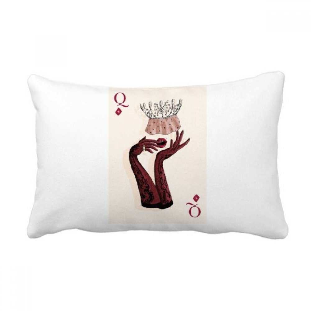 Coussin décoratif diamant Q aux finitions soignées pour intérieur