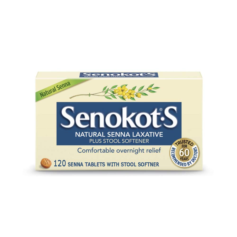 Senokot-S Natural Senna Laxative with Stool Softener