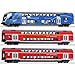 Produktbild Roco 74156 DBAG Bahnland-Bayern Bi-Level Coach Set (3) VI(~AC-Fitted)