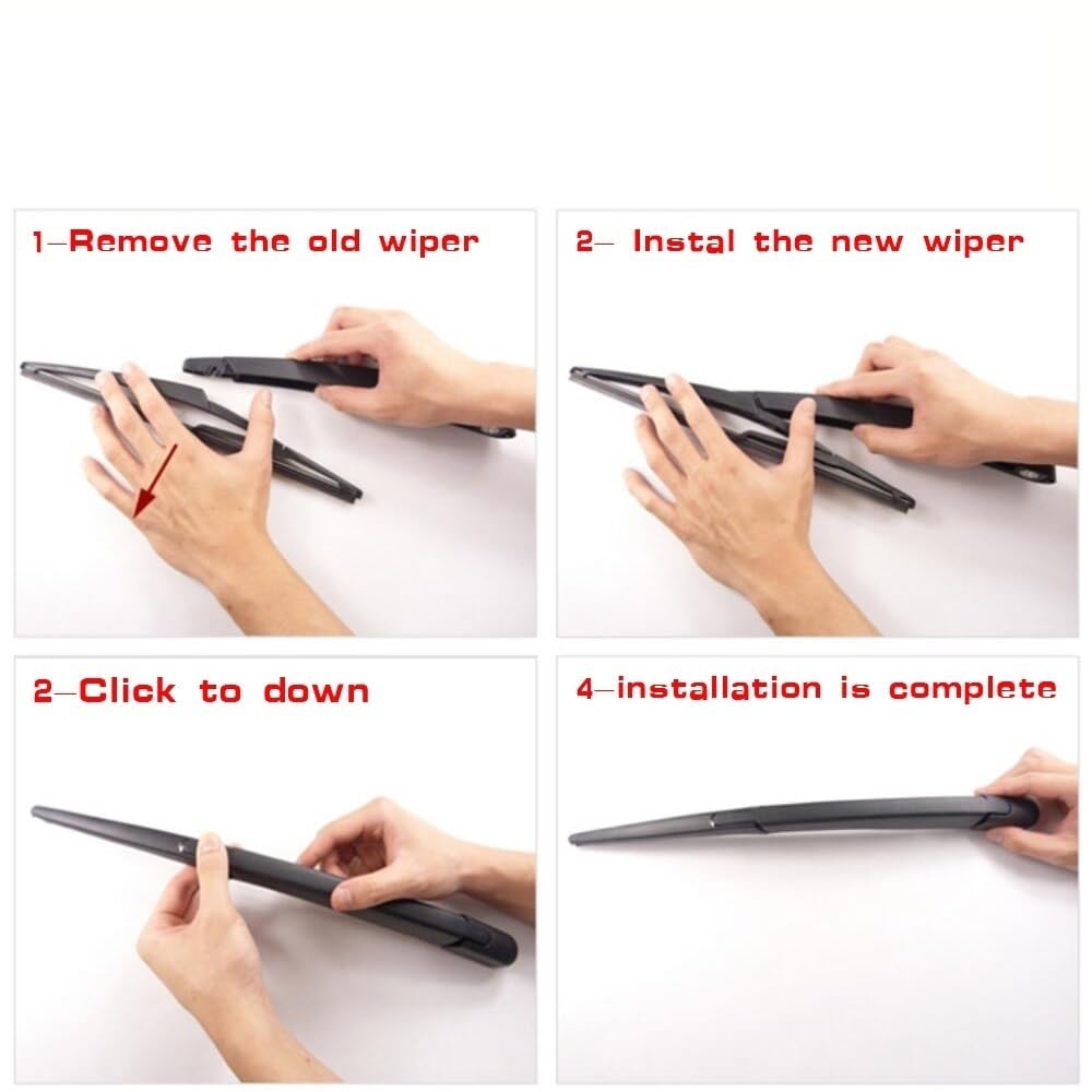 Tergicristallo per auto Per Peugeot 5008 per Hatchback dal 2009 in poi, spazzola tergicristallo posteriore per auto, braccio per parabrezza, 295 mm, styling automatico