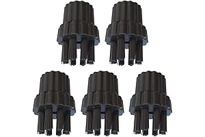 Happyyami 5PCS Brass Wire Brush Nozzles for Steam Cleaner