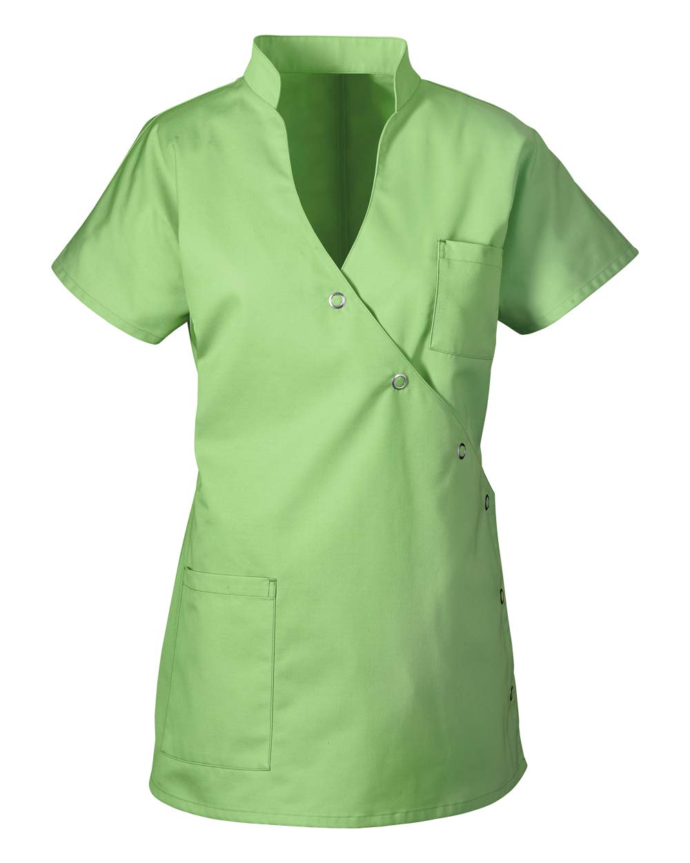 CLINIC DRESS Kasack Damenkasack für Krankenpflege und Altenpflege mit Brusttasche Mischgewebe 95° Wäsche