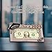 NEWWAVNO 2025 Graduation Money Holder for Senior College University Graduates - Wooden Cash Gift Box for Graduation Gifts 2025（Cash Clip） (Black)