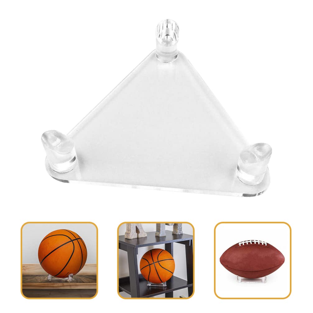 Soporte Balon Futbol Soporte Para Pelotas Acrílico Transparente - Exhibición De Balón De Fútbol, Baloncesto, Voleibol - Base Estable Base Decorativa Pelotas 13cm Soporte Para Balones De Futbol