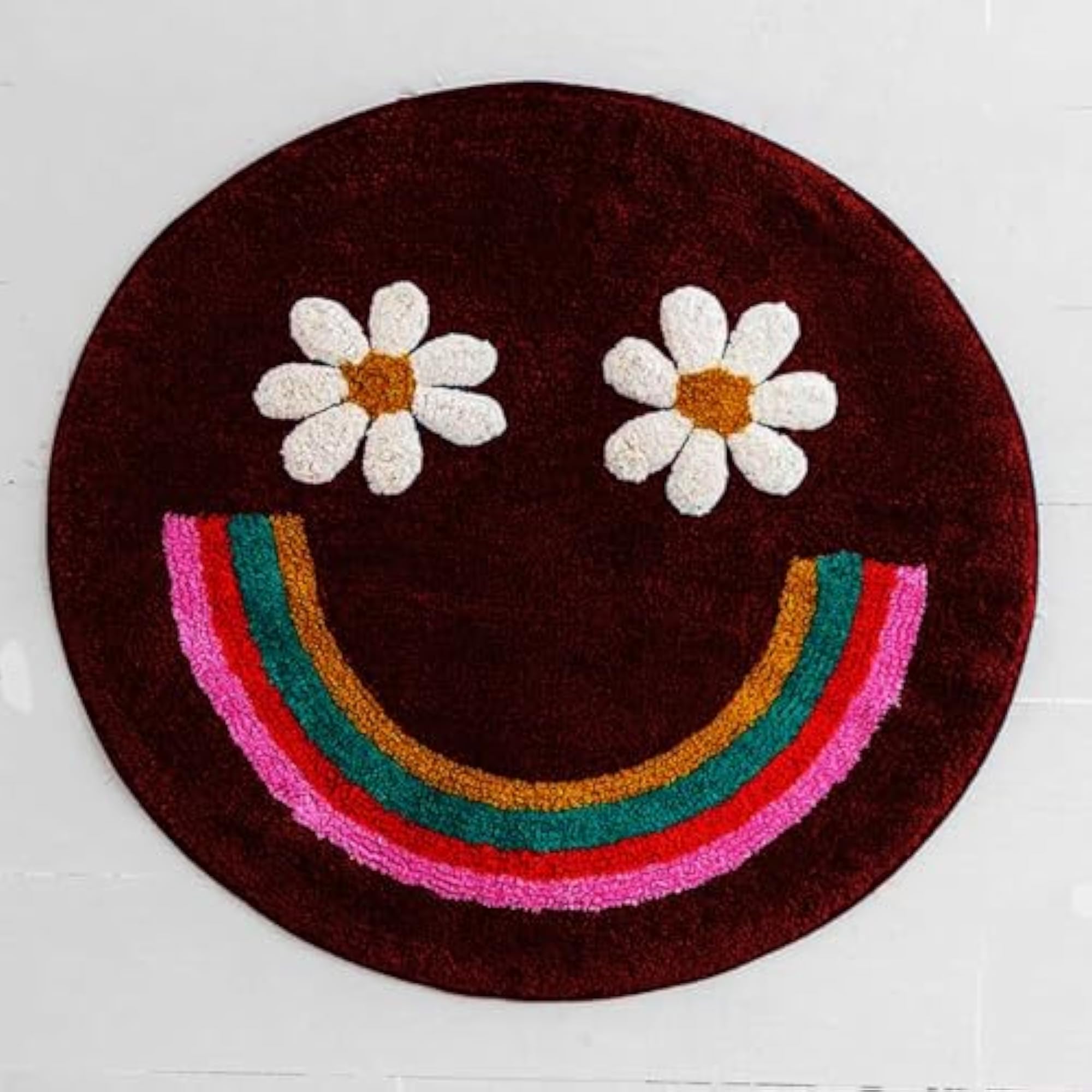 Super Soft Traditional Modern Mat for Home, Rangoli